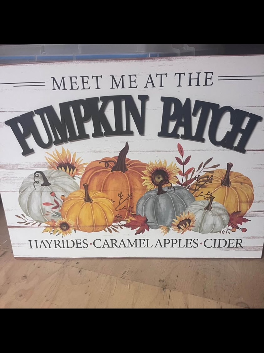Pumpkin Patch sign
